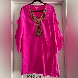NWT Lilly Pulitzer Pink Silk Dress